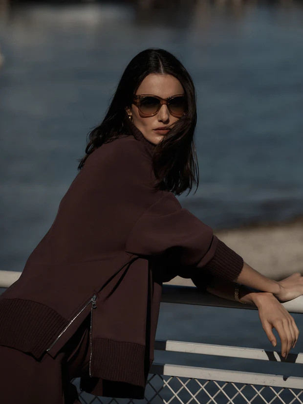 Barker High Neck Sweat | Varley US | Varley US