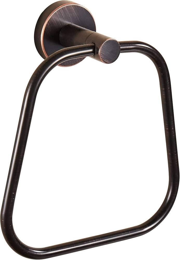 Bronze Hand Towel Holder, Bathroom Towel Ring Oil Rubbed, Bath Hand Towel Hangers Wall Mounted Fa... | Amazon (US)