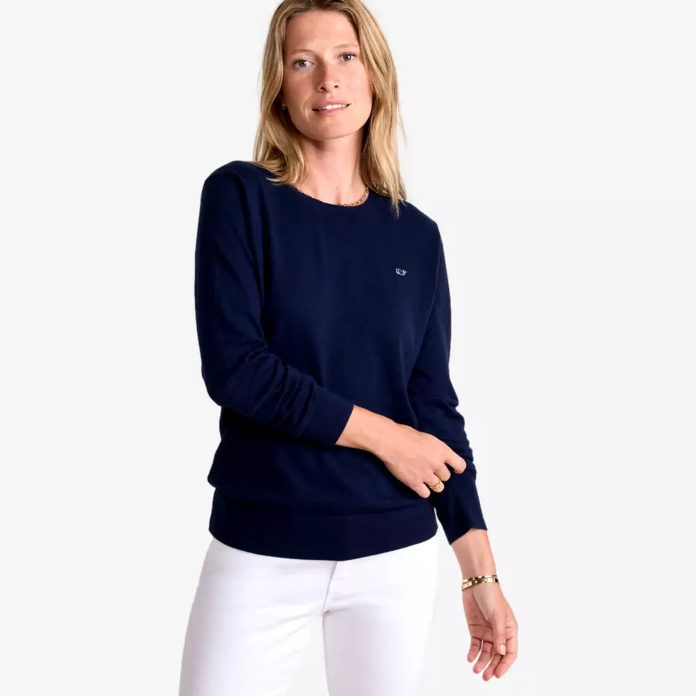 Vineyard Vines Heritage Crewneck Women's Golf Sweater | PGA TOUR Superstore
