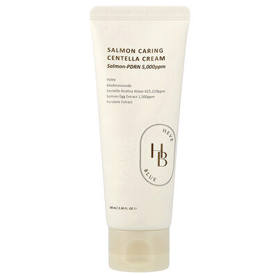 HeveBlue, Salmon Caring Centella Cream, 3.38 fl oz (100 ml) | iHerb