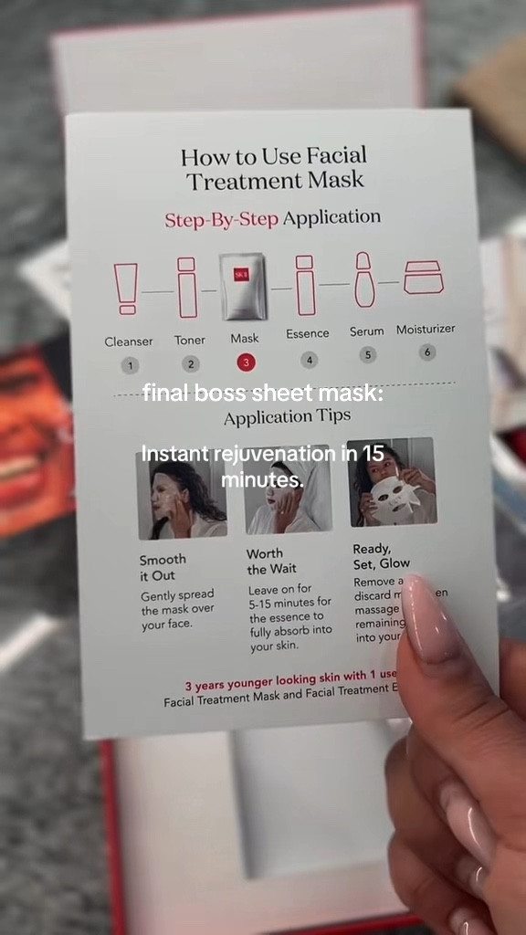SK-II newest Facial Treatment mask has been the instant glow up hack I never knew I needed! Packed with the best ingredients to instantly revive your skin in every which way and create that perfect fresh faced glow in just 15 minutes! 

#LTKmorningroutine #LTKselfcare #LTKgrwm