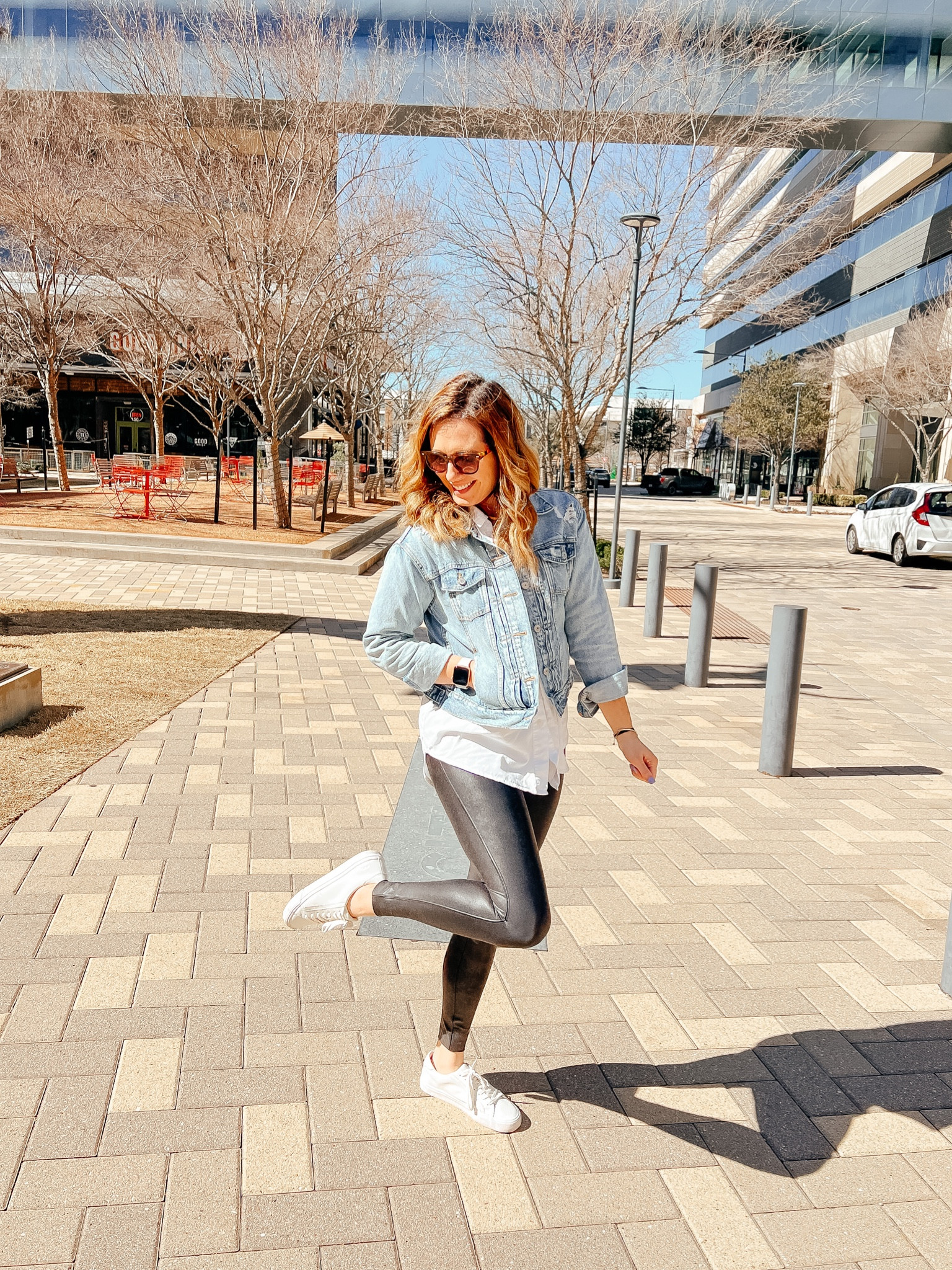 Give me all the sneakers and faux leather please 🥰 switch out the shoes for heels and the jacket for a blazer/cardigan and boom- work ready 💁🏻‍♀️ check out how my girls are styling their faux leather leggings by using #howwestyle or clicking their handles below! 
@alyssacherise 
@abbs.camarena 
@ashliantonakos 
@blondebasicstyle 
@fashionablyfunsized 
@mrskimmonpruitt
@sharalikesarah 
@tamistep83 
@thetrendydesignmom 
@veramcaron



#LTKunder100 #LTKshoecrush #LTKSeasonal