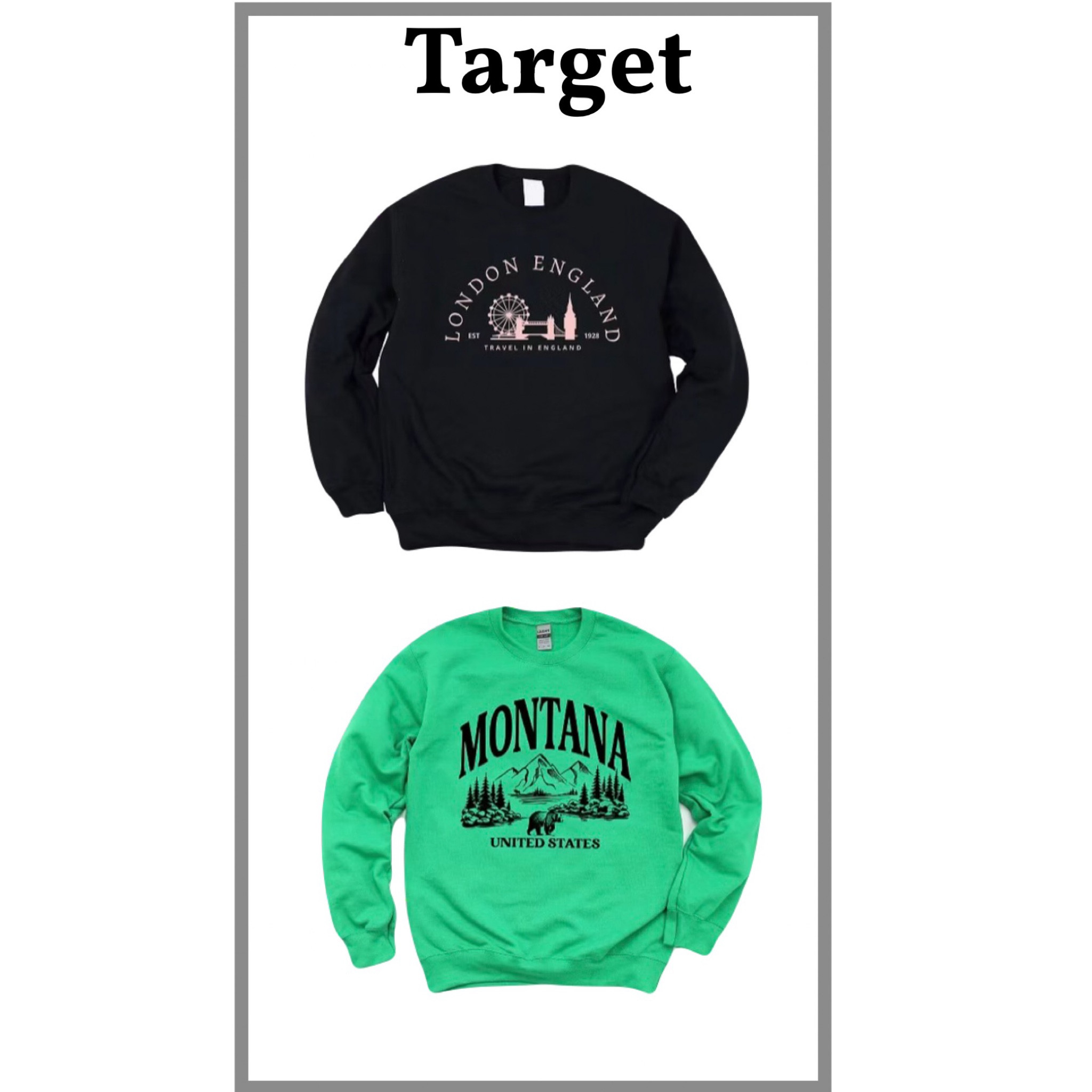 Target has some super cute sweatshirts in! 