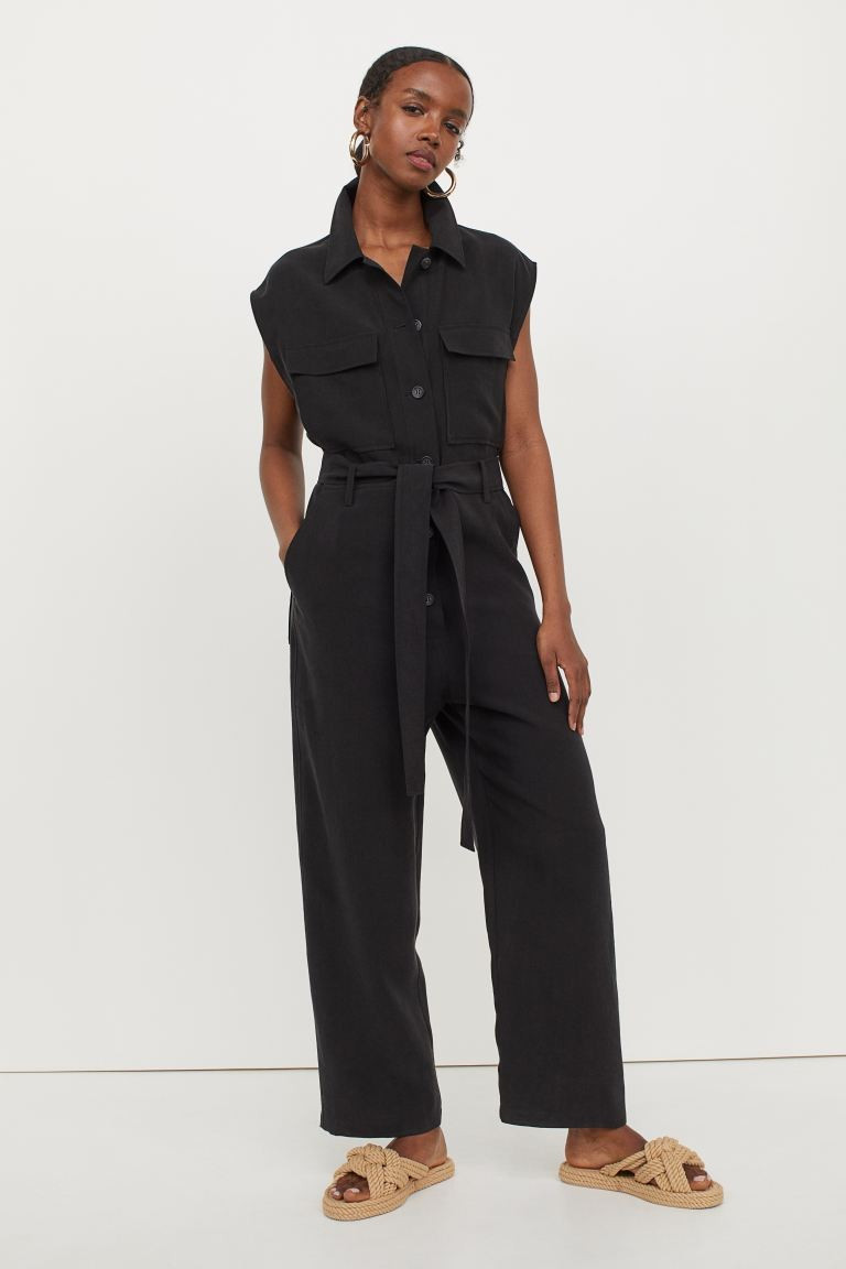 Lyocell-blend Jumpsuit | H&M (US + CA)