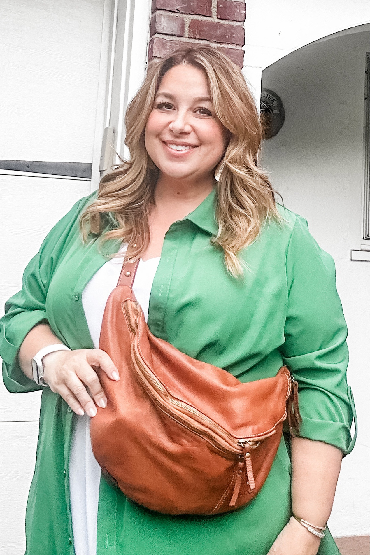 Bolsa Nova Bella Sling Bag in Cognac. Best sling ever! So buttery soft! 

#LTKFind #LTKtravel #LTKitbag