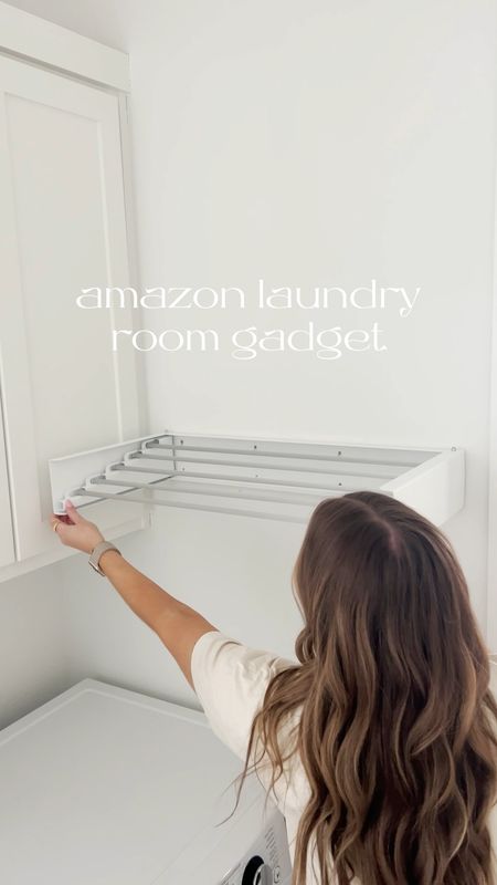 Retractable drying rack from Amazon! 🙌🏼 Comes in 2 lengths & 3 color options. 

Laundry room, laundry, laundry room design, amazon, Amazon home, Amazon hacks, home hacks 

#LTKhome #LTKunder100 #LTKfamily