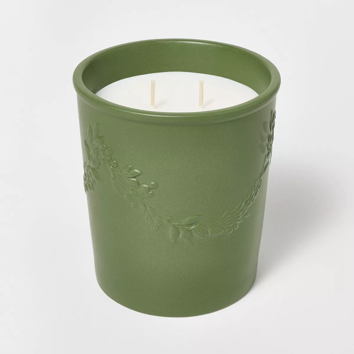 25oz Ceramic Candle Green - Threshold™ designed with Studio McGee | Target