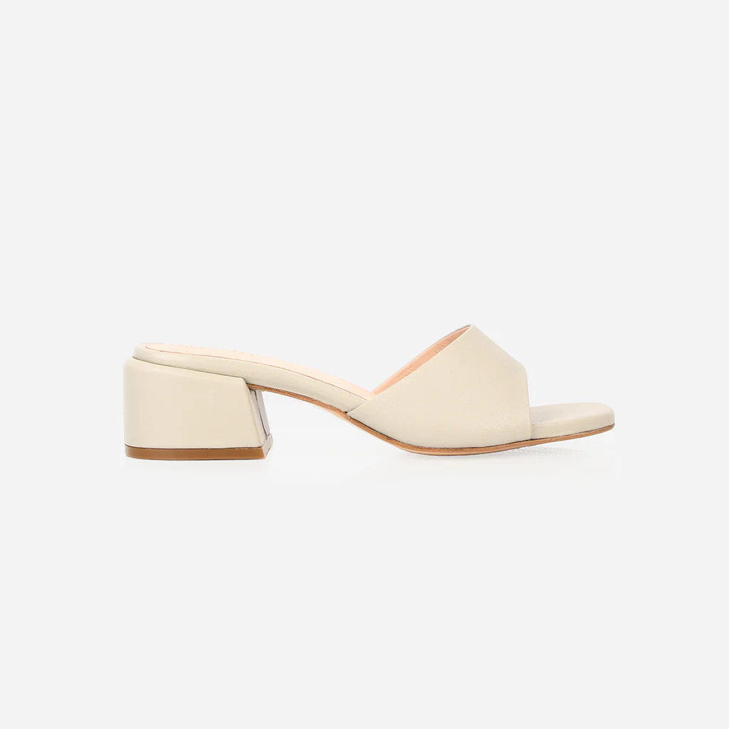 The Charlotte Heeled Sandal Oatmeal | Poppy Barley