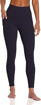 Colorfulkoala Women's High Waisted Yoga Pants 7/8 Length Leggings with Pockets | Amazon (US)