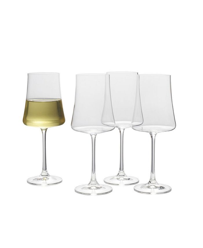 Aline White Wine Glasses Set of 4, 16 oz | Macys (US)
