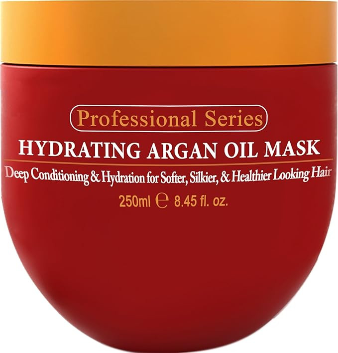 Arvazallia Hydrating Argan Oil Hair Mask and Deep Conditioner for Dry or Damaged Hair (8.45 oz Ja... | Amazon (US)