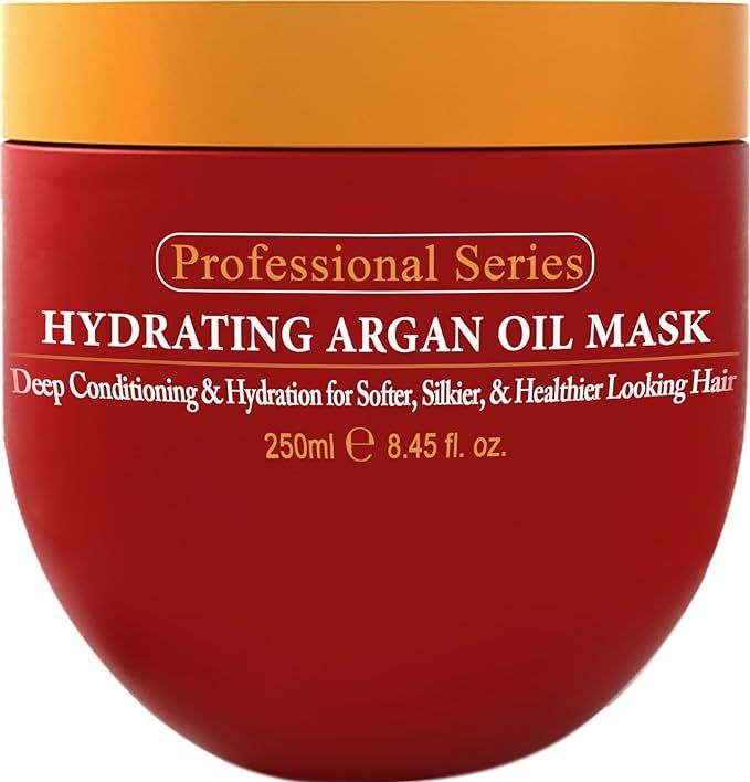 Arvazallia Hydrating Argan Oil Hair Mask and Deep Conditioner for Dry or Damaged Hair - 8.45 Oz | Amazon (US)