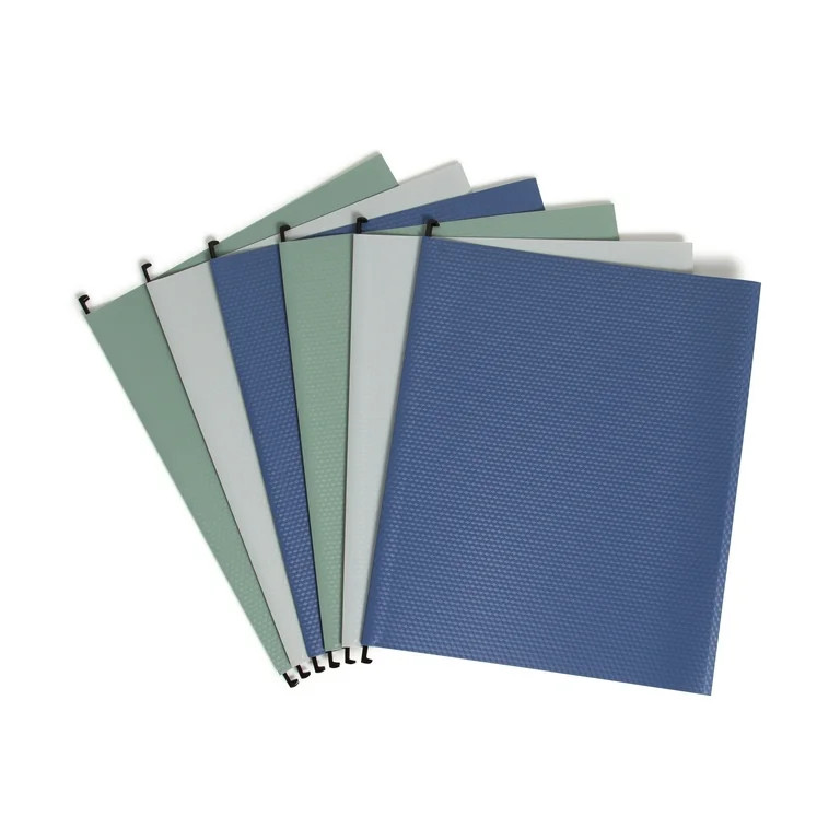 U Brands Performance Poly Hanging File Folders, 6 Count, Assorted, 5170U - Walmart.com | Walmart (US)