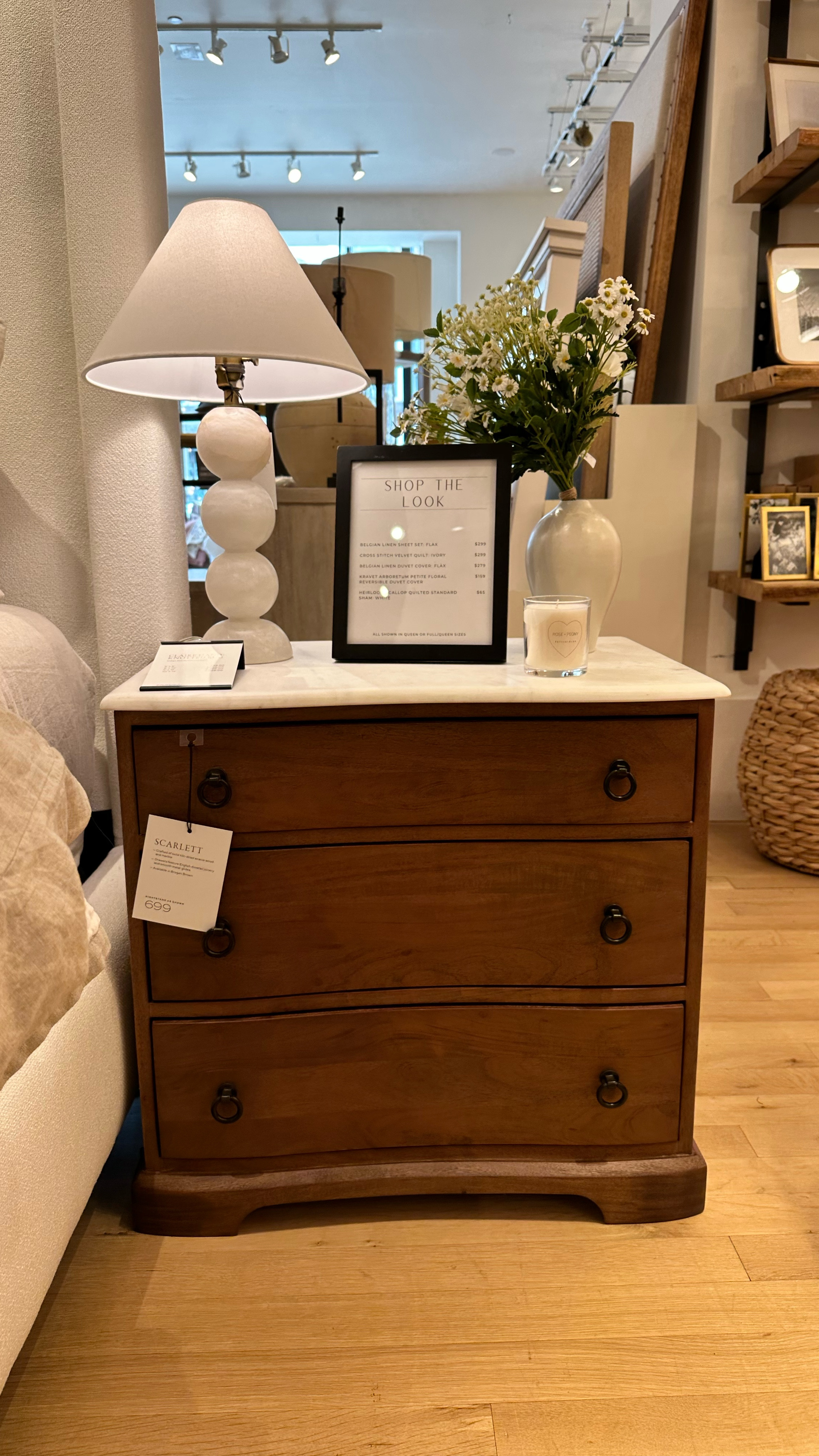 Alabaster lamp on this nightstand set up from pottery barn

#LTKStyleTip #LTKSpringSale #LTKHome