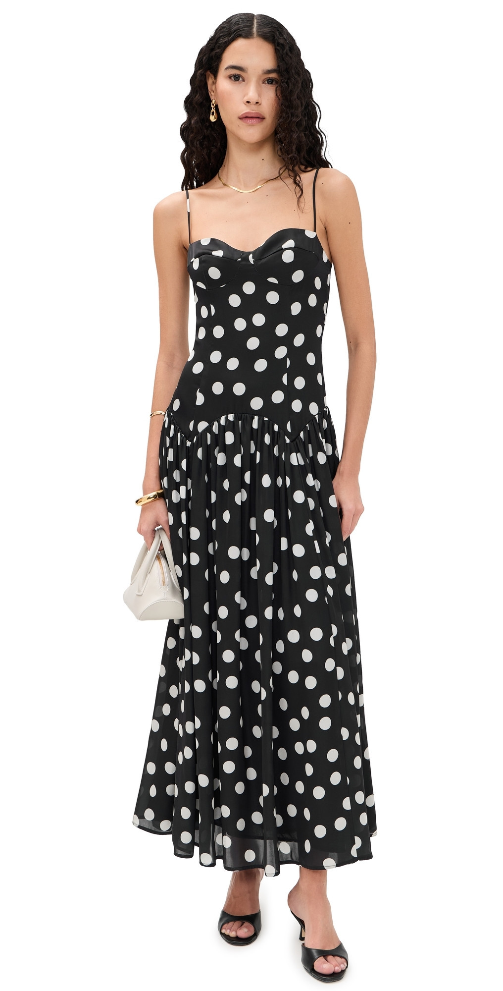 o. p.t Auden Dress Black Polka Dot 2 | Shopbop