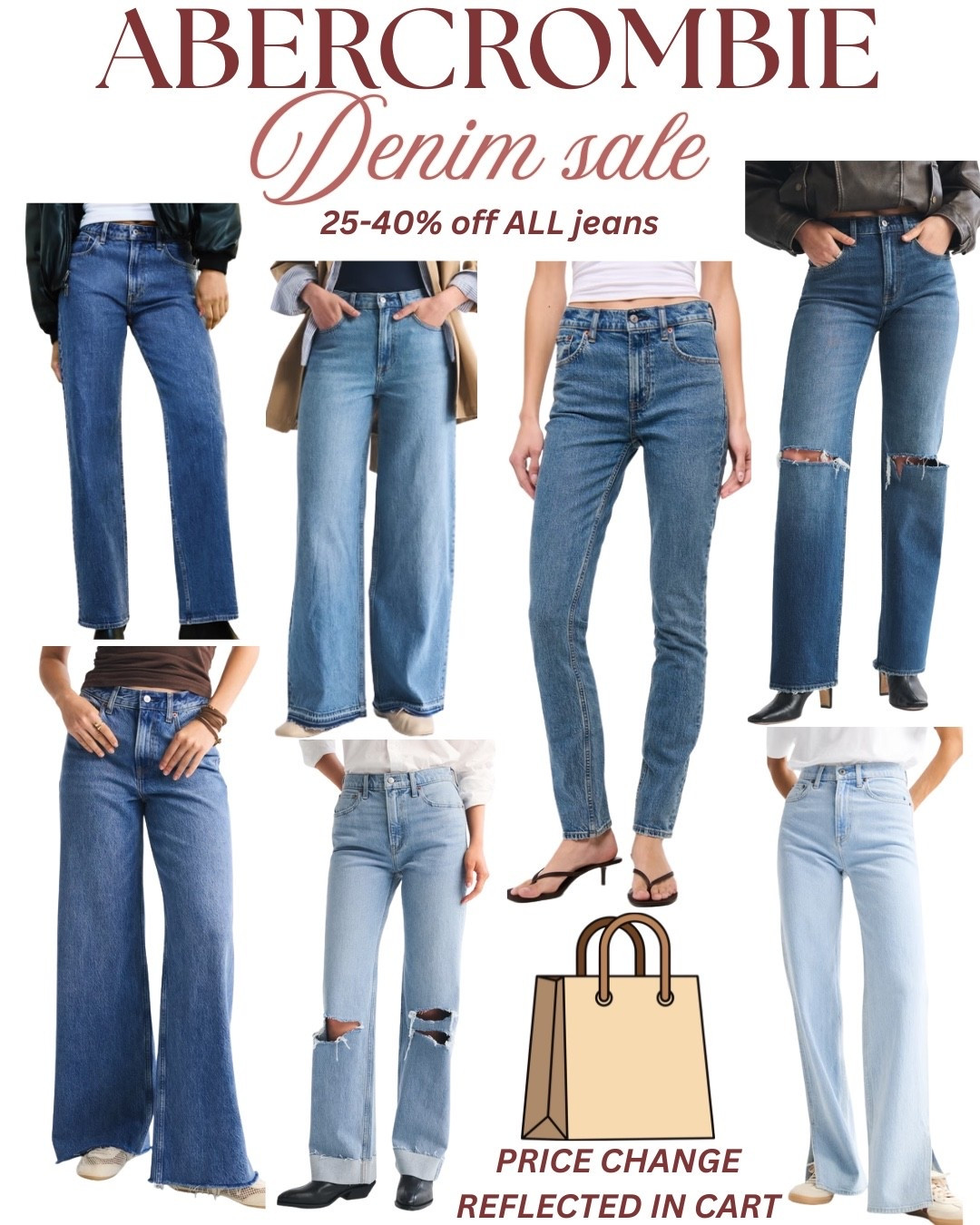 Abercrombie denim sale 

#LTKSaleAlert #LTKMidsize