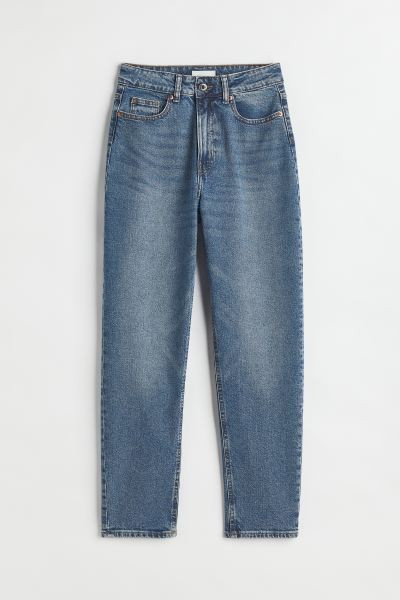 Slim Mom High Ankle Jeans - Denim blue - Ladies | H&M GB | H&M (UK, MY, IN, SG, PH, TW, HK)