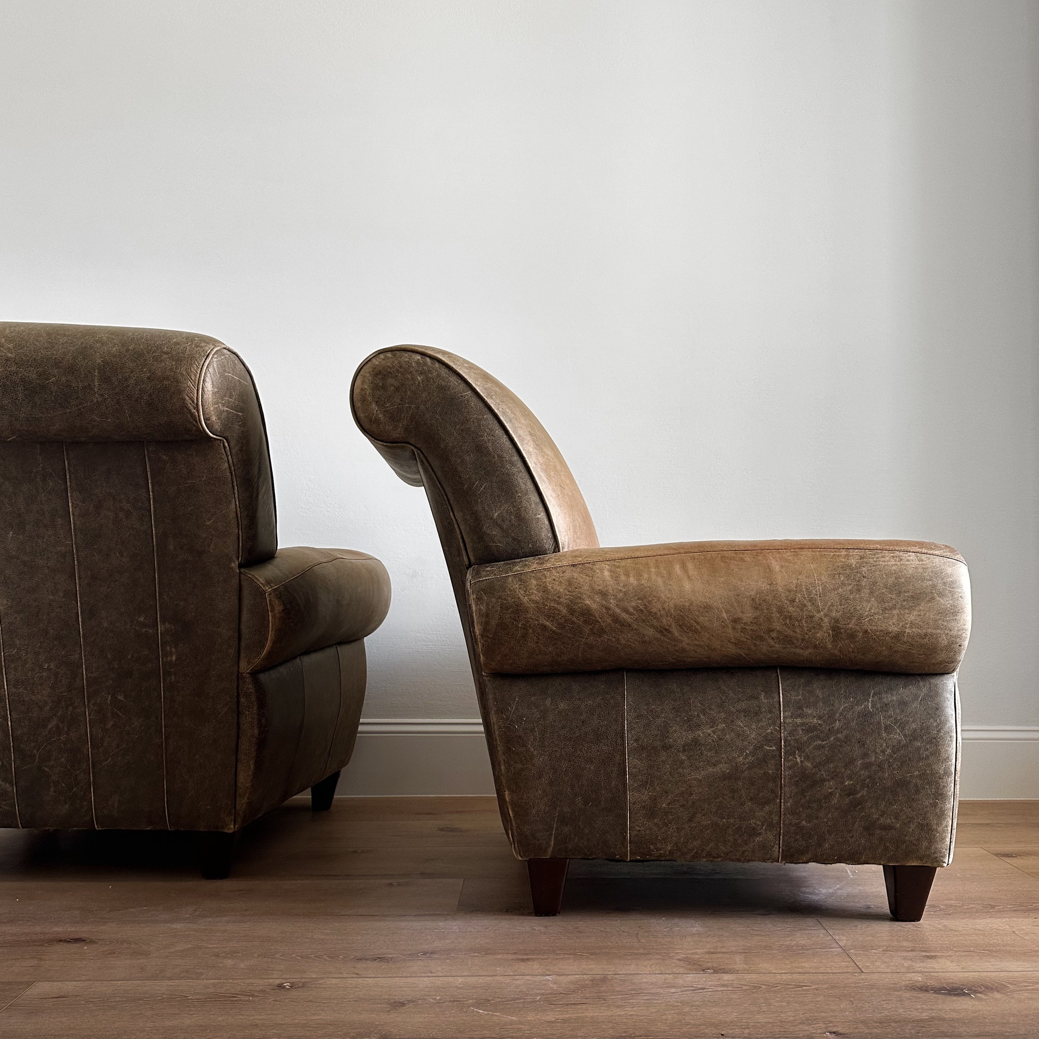 Pair of Vintage Leather Club Chairs

#LTKHome