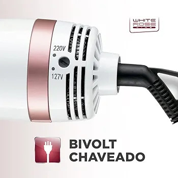 Escova Secadora, Mondial, Branco/Rose Gold, 1300W, Bivolt - ES-50 | Amazon (BR)