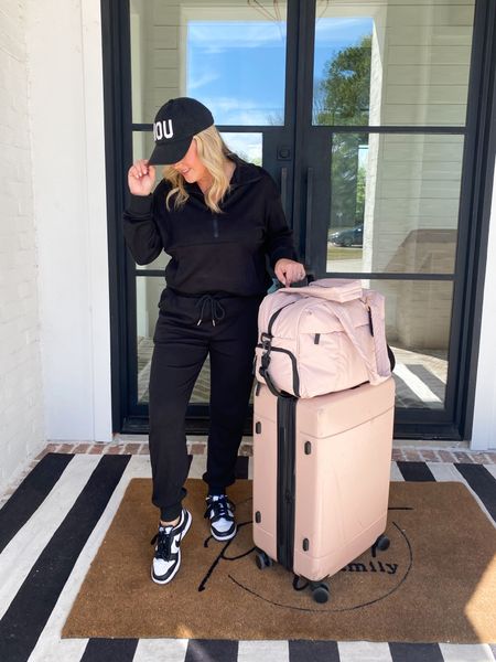 There’s nothing better for Valentine’s Day than a travel day for just the two of us! Wearing a small in this set from Amazon  

Amazon fashion / bike dunks / travel / suitcase / carry on / duffel bag / vacation / travel outfit 

#LTKhome #LTKshoecrush #LTKfindsunder50