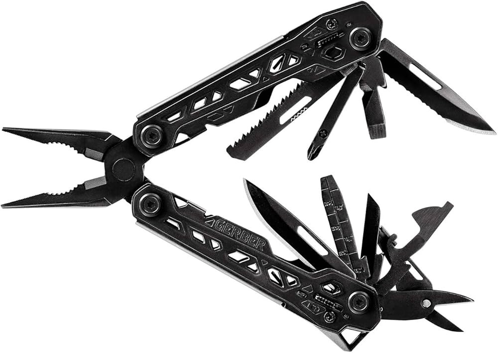 Gerber Gear Truss 17-in-1 Needle Nose Pliers Multi-tool with MOLLE Sheath - Multi-Plier, Pocket K... | Amazon (US)