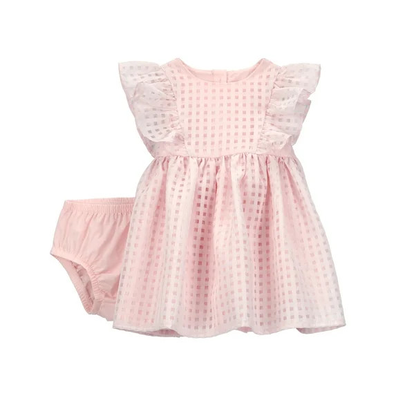 Carter's Child of Mine Baby Girl Dress Set, 2-Piece, Sizes 0/3-24 Months | Walmart (US)