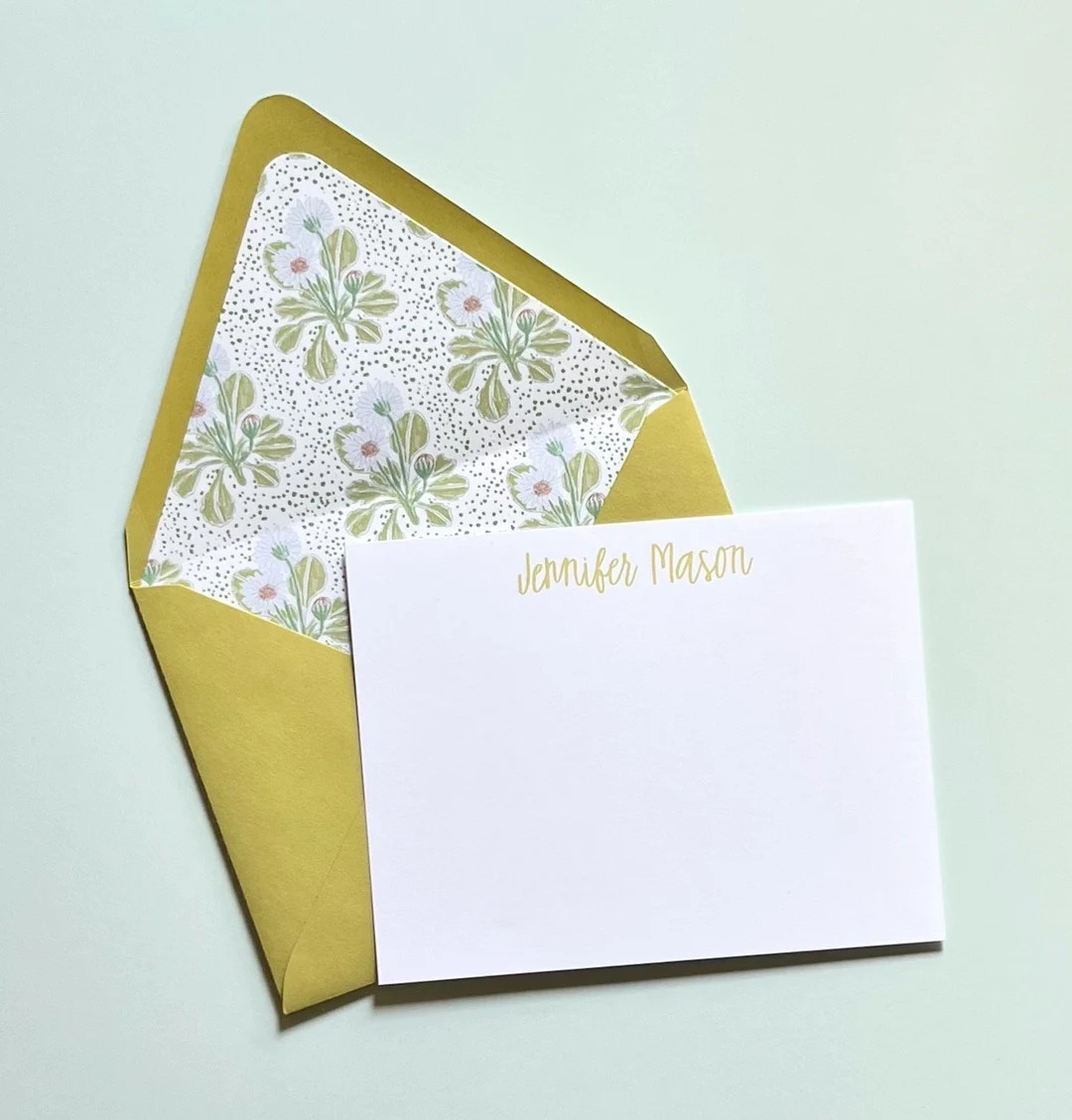 Lined Stationery Set Personalized Notecards - Etsy | Etsy (US)