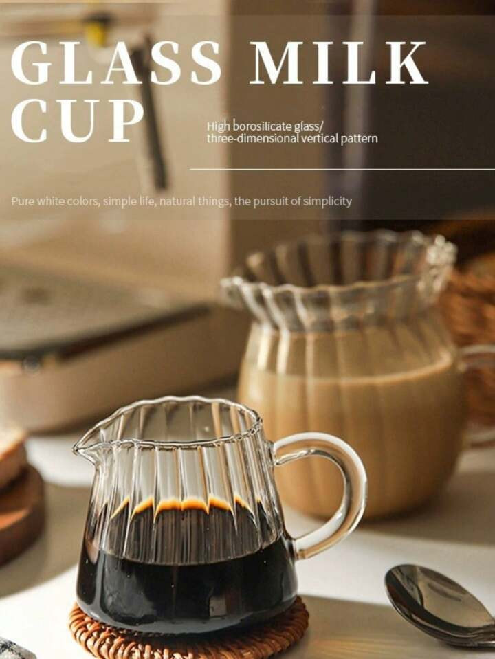 Small Double Spout Creamer Cup, Ounce Cup, Coffee Extraction Measuring Cup | SHEIN