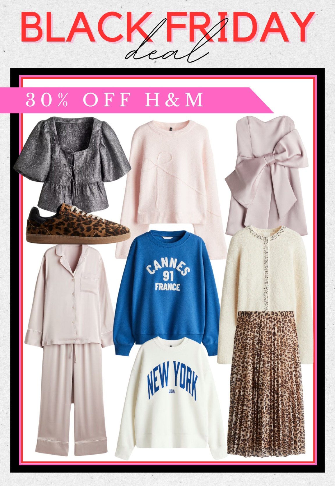 30% off H&M! Black Friday deal!

#LTKSaleAlert #LTKCyberWeek #LTKFindsUnder50