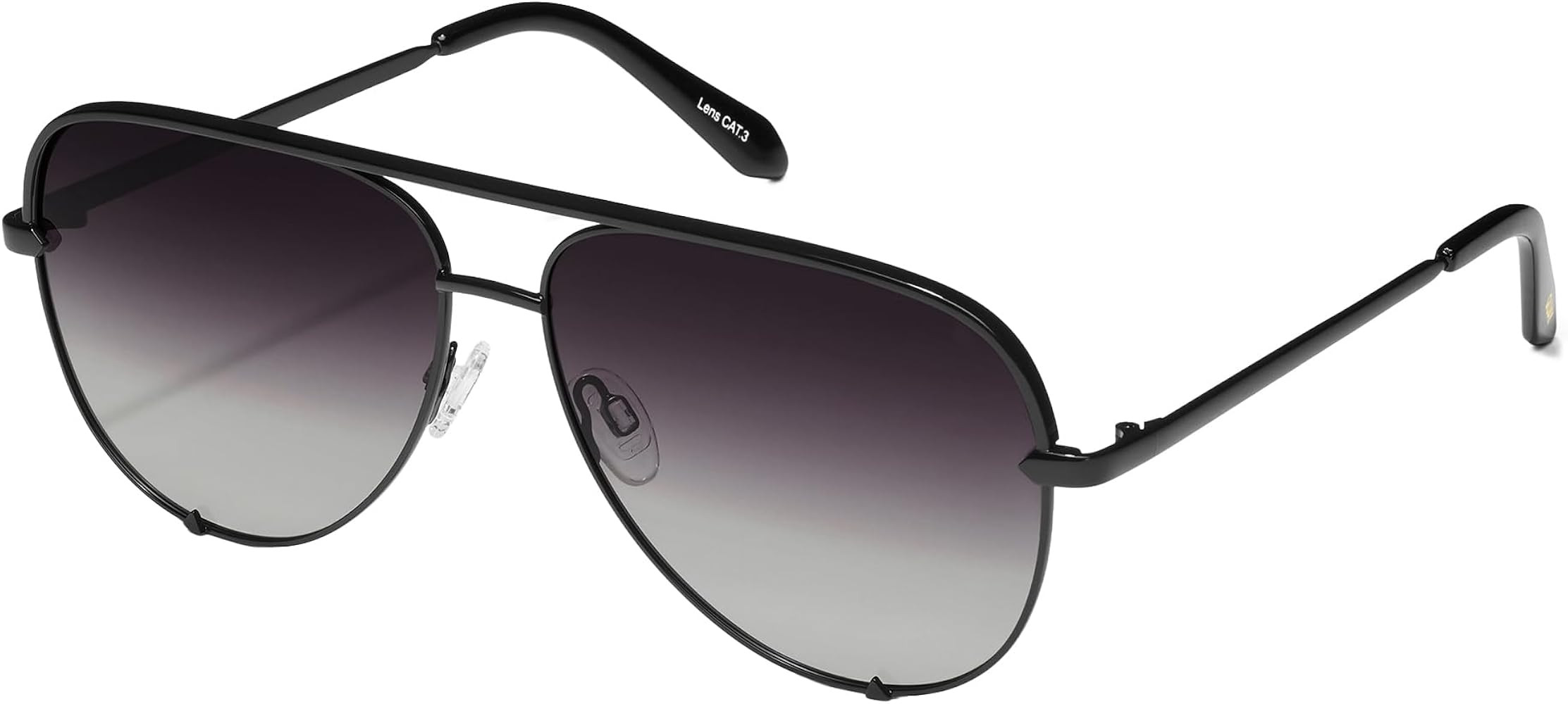 QUAY High Key Extra Large Polarized Unisex Aviator Sunglasses, UV Protection, Oversized Accessori... | Amazon (US)