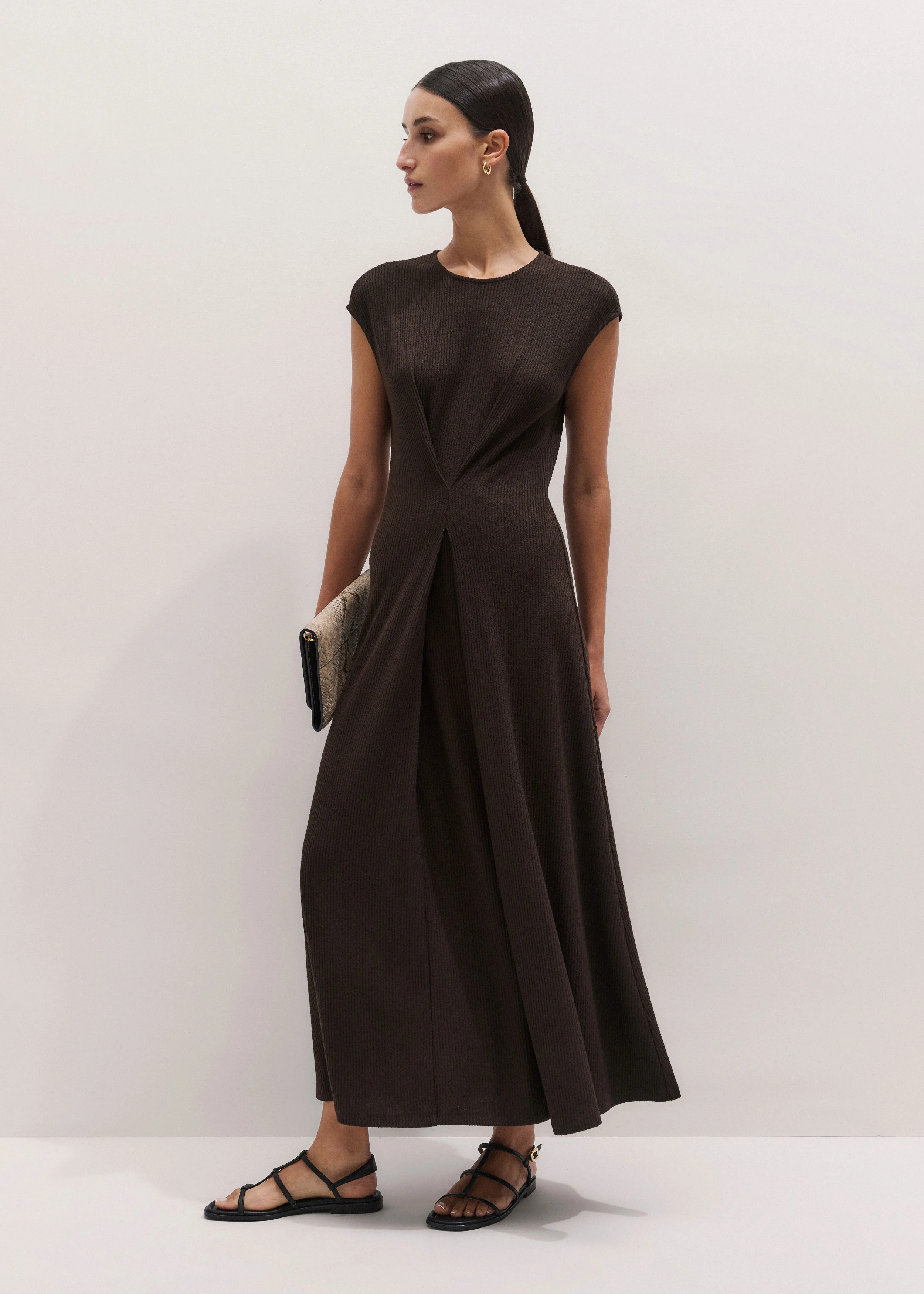 Clever Pleat Maxi Dress | ME+EM Global (Excluding US)