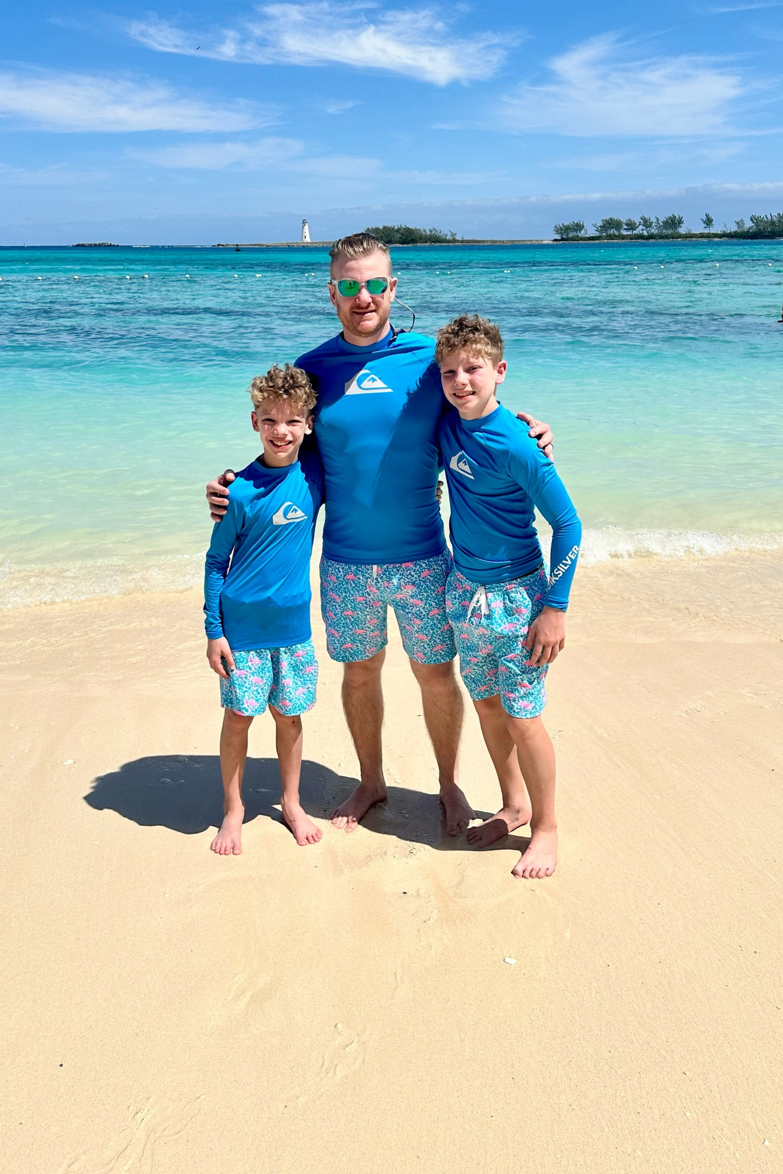 Loving these matching @Chubbies swim trunks with built-in mesh boxer briefs - perfect for my guys' picky tastes! #vacation 

#LTKswim #LTKSeasonal