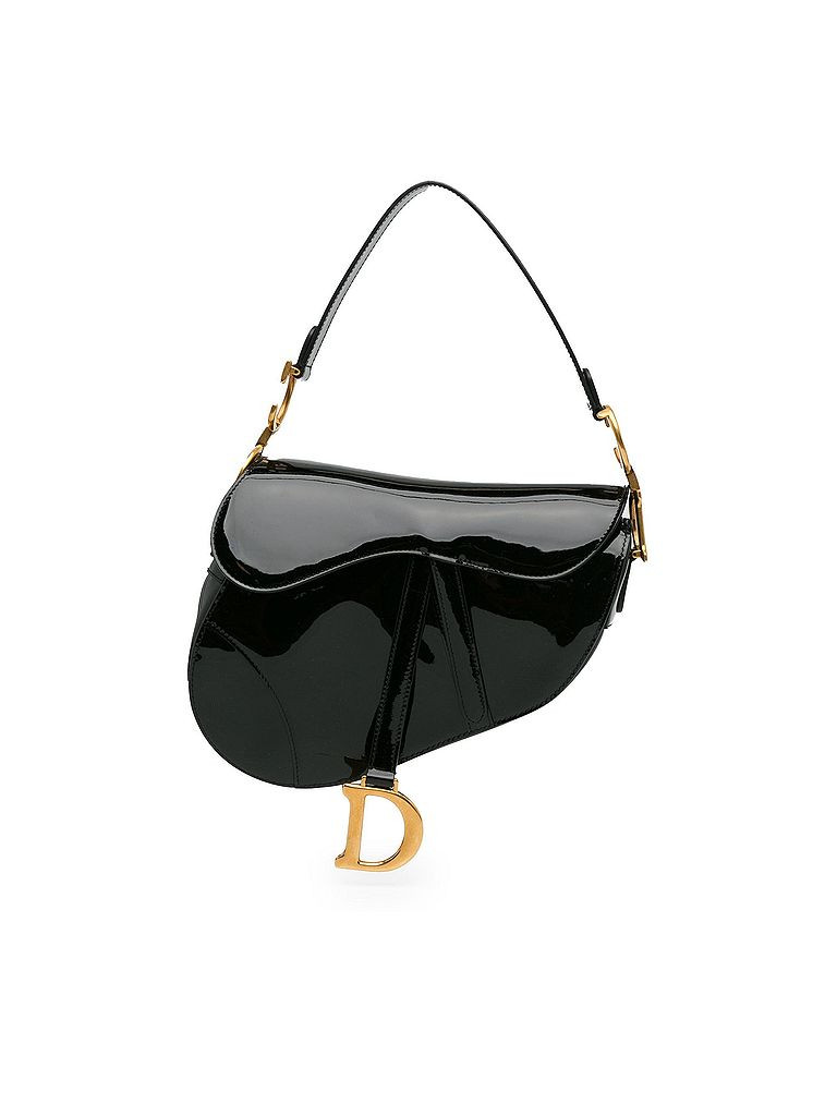 Dior Leather Shoulder Bag: Black Bags | ThredUp