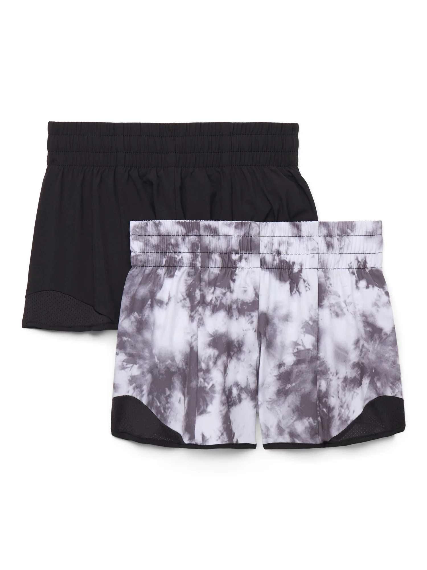 Athletic Works Girls Athletic Run Shorts, 2-Pack, Sizes 4-18 & Plus - Walmart.com | Walmart (US)