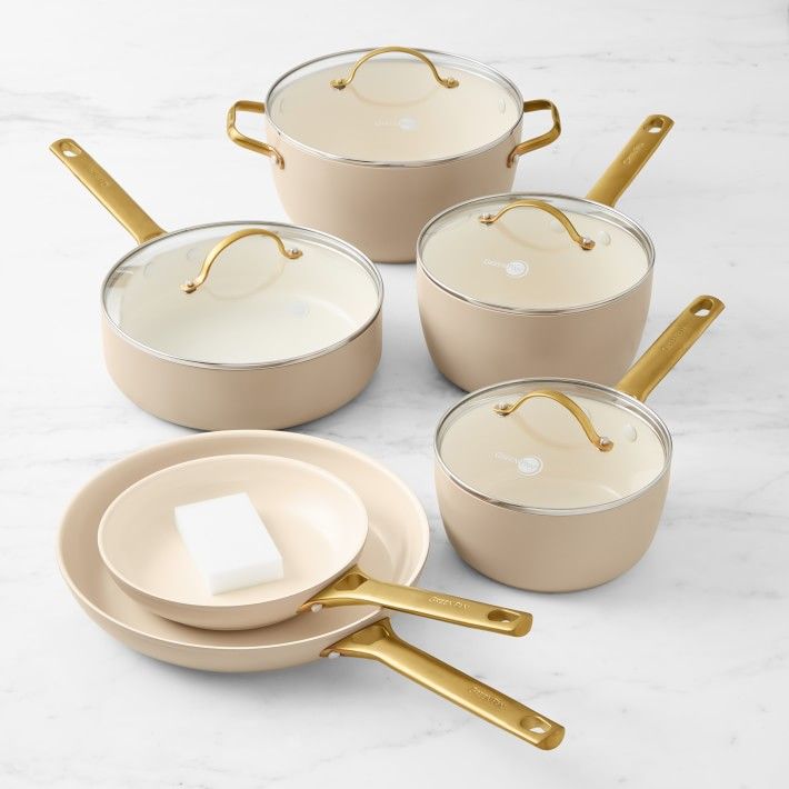 GreenPan™ Reserve Ceramic Nonstick 10-Piece Cookware Set | Williams-Sonoma