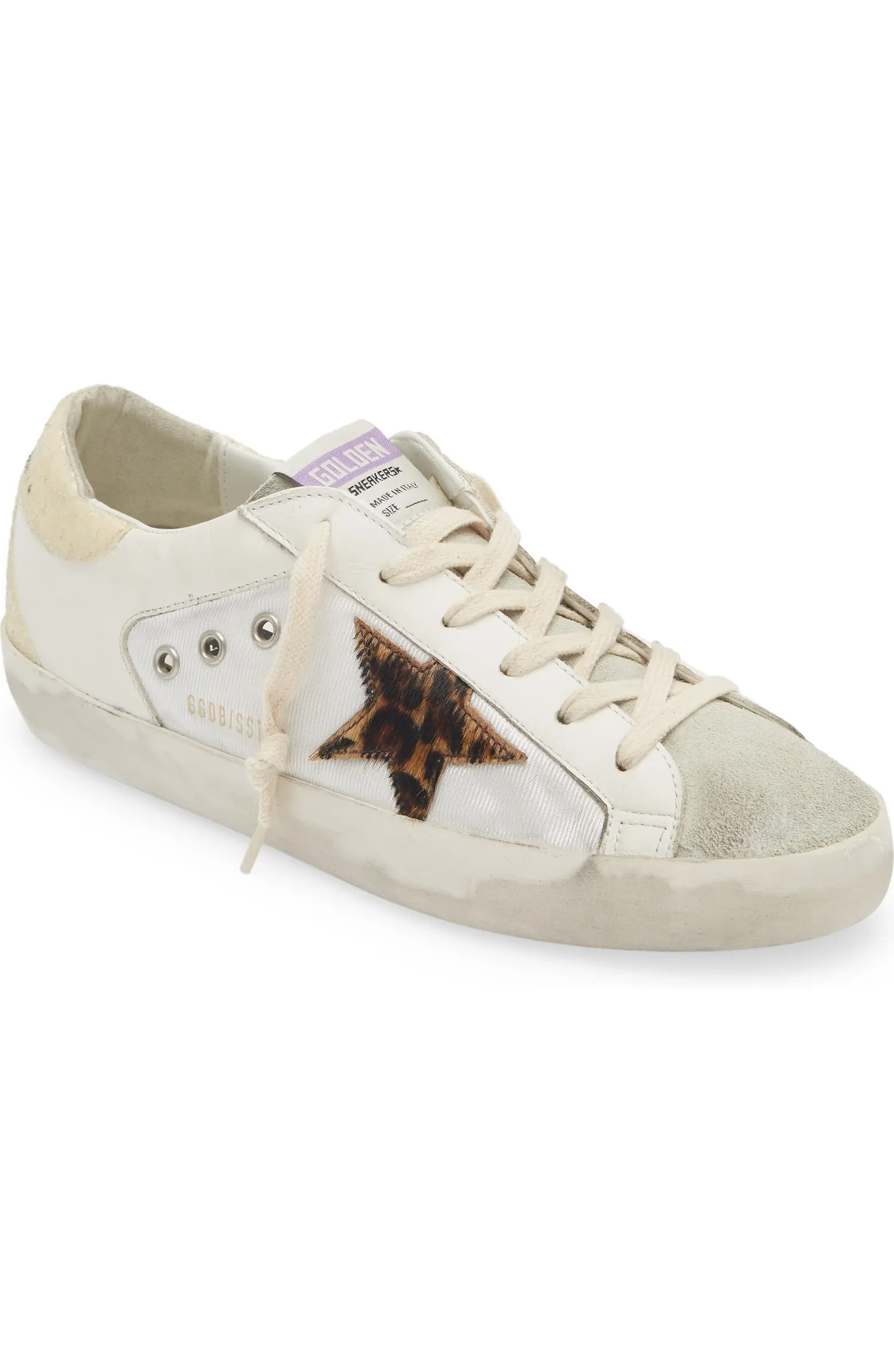 Golden Goose Super-Star Genuine Calf Hair Sneaker (Women) | Nordstrom | Nordstrom