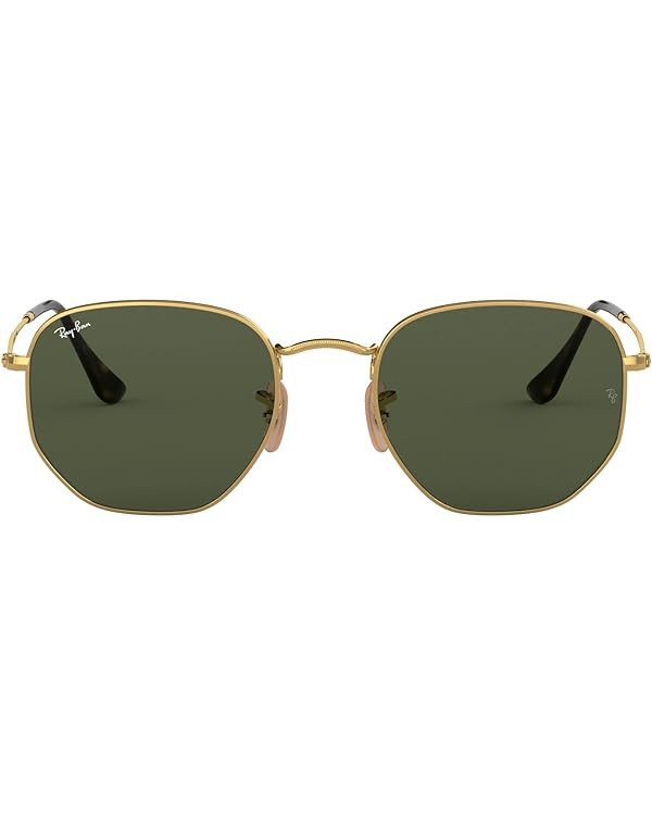 Ray-Ban Rb3548n Hexagonal Flat Lens Sunglasses | Amazon (US)
