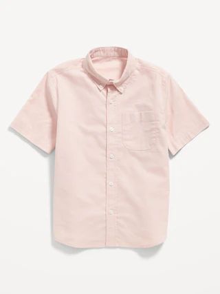 Short-Sleeve Oxford Shirt for Boys | Old Navy (US)
