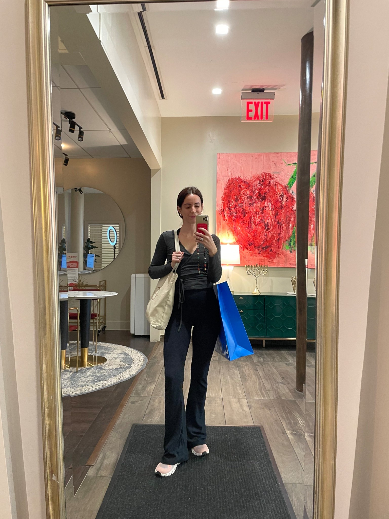 ootd
Wrap top is old Zara
And my weworewhat top has sold out, but tagged a similar one 
#ltk

#LTKActive