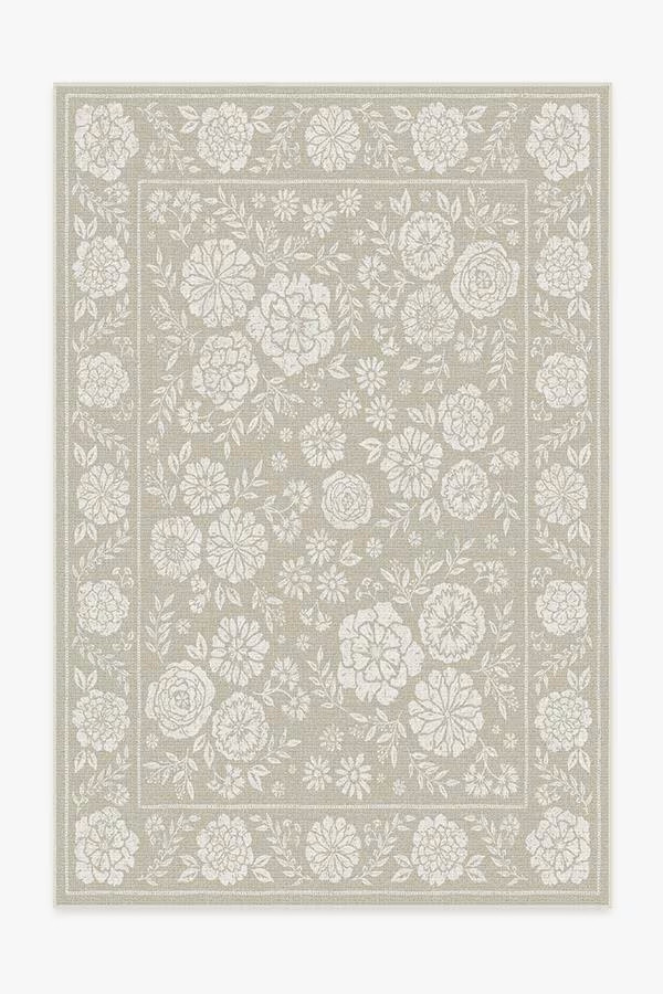 Outdoor Carmela Suzani Natural Rug | Ruggable | Ruggable