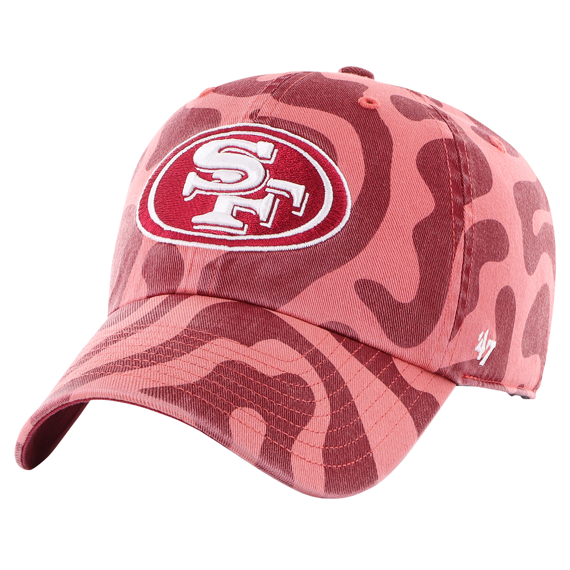 Women's '47 Scarlet San Francisco 49ers Freeform Clean Up Adjustable Hat | Fanatics