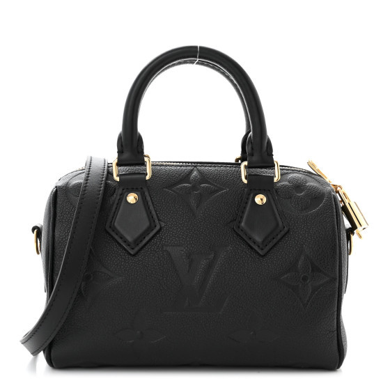 Empreinte Monogram Giant Speedy Bandouliere 20 Black | FASHIONPHILE (US)