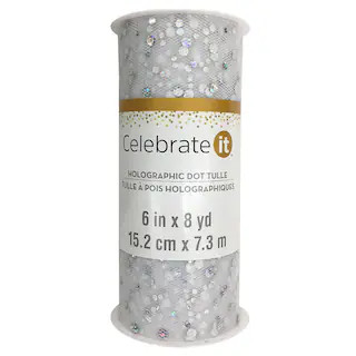Holographic Dot Tulle by Celebrate It™ | Michaels | Michaels Stores