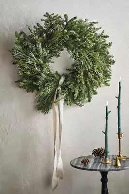 Fresh Noble Fir, Cedar + Pine Wreath | Terrain