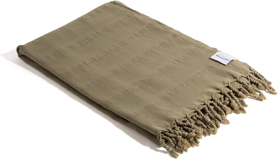 Stonewashed Turkish Bath & Beach Towel –100% Organic Turkish Cotton - Soft, Lightweight, Absorb... | Amazon (US)