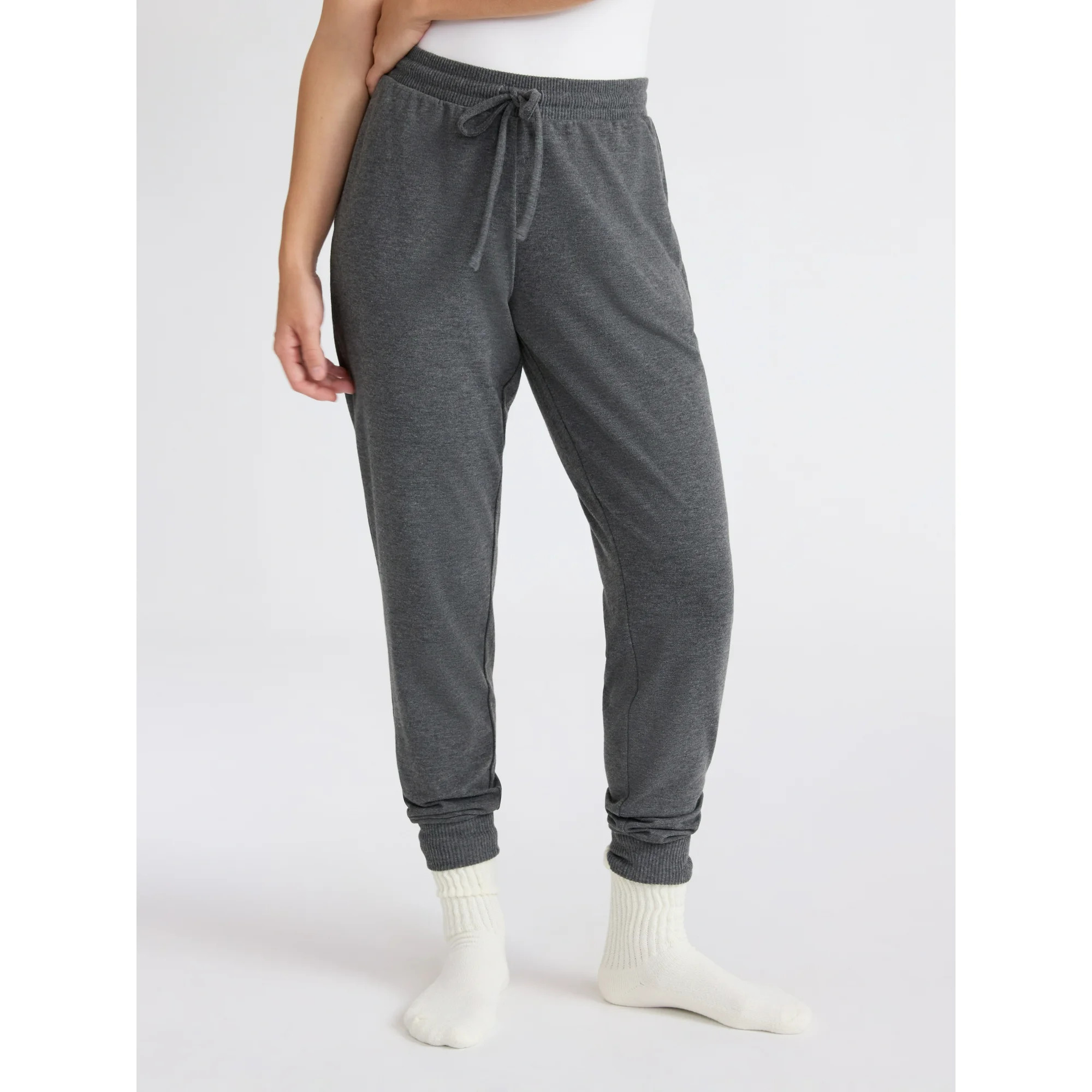 Joyspun Women's Cozy Lounge Collection Hacci Knit Sleep Joggers, 29'' Inseam, Sizes XS-3X | Walmart (US)