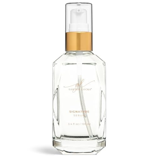 Goldie Locks Signature Serum, Strengthens & Revitalizes, Safe for Extensions & Colored Hair, Luxuriously Lightweight, Intense Nourishment & Shine, Heat & UV Protection, For All Hair Types, 3.4 fl oz | Amazon (US)