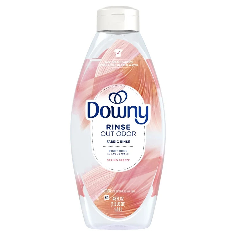 Downy Rinse Out Odor Laundry Rinse, Tackles Tough Odors, Spring Breeze Scent, 48 fl oz | Walmart (US)