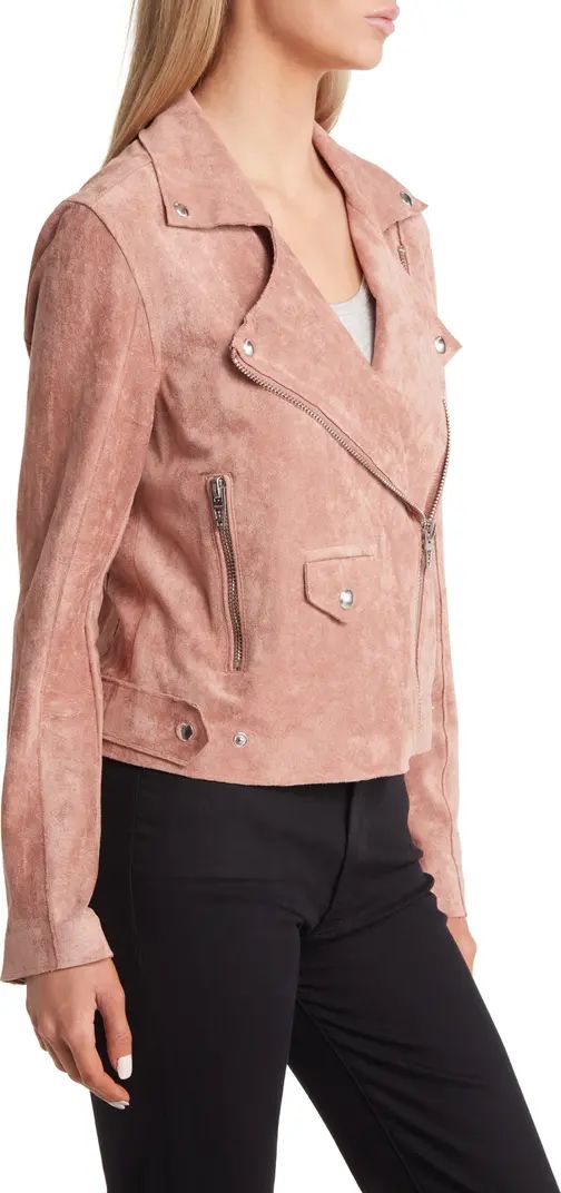 Faux Suede Moto Jacket | Nordstrom