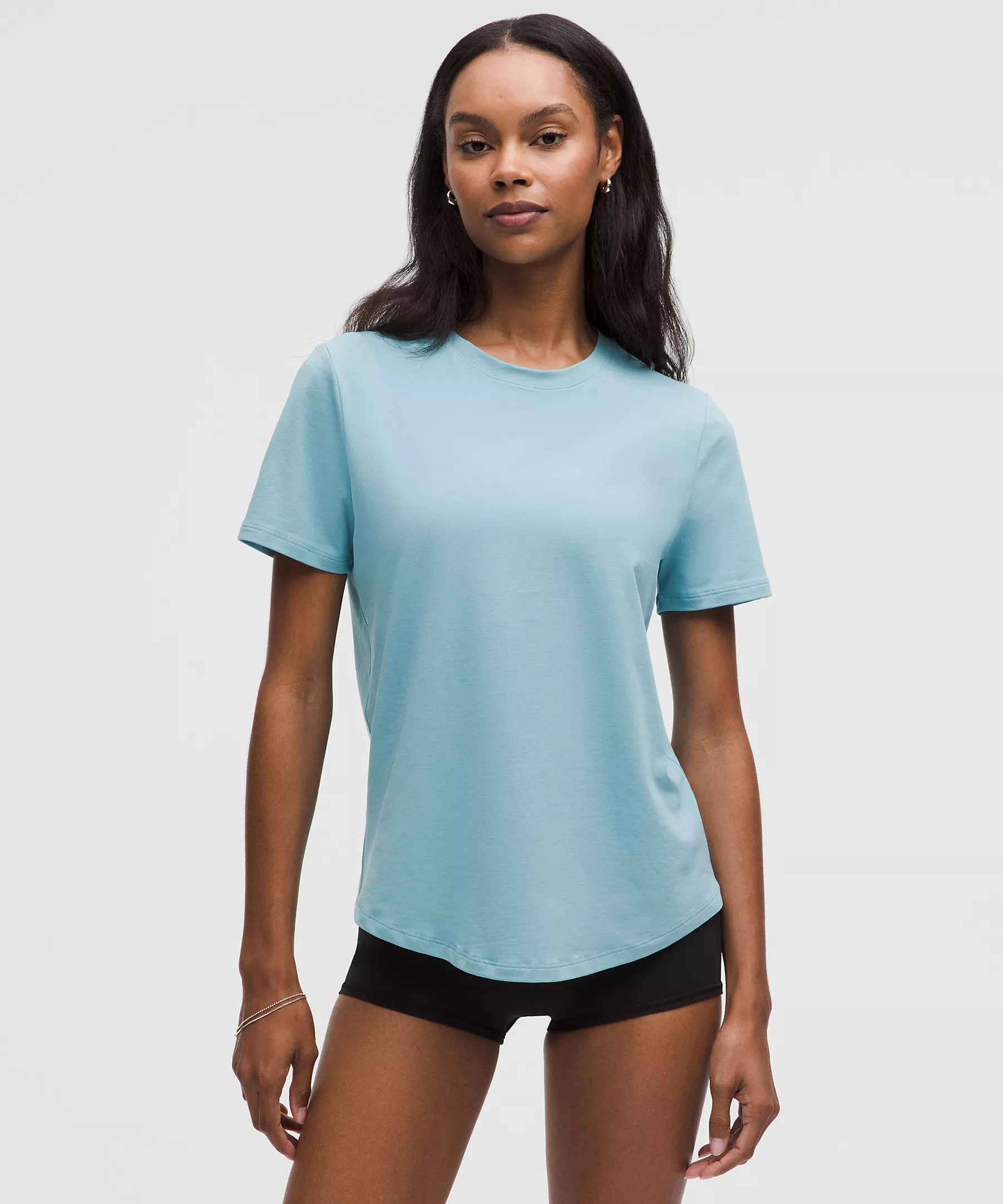 Love Curved-Hem Crewneck T-Shirt | Lululemon (US)